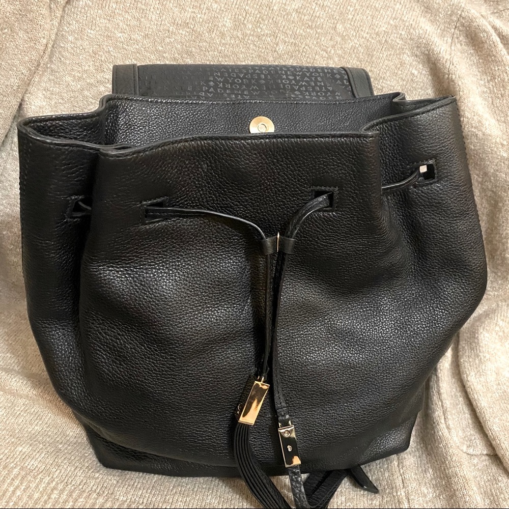 ♠️ Kate Spade Black Drawstring Backpack - Picture 3 of 9